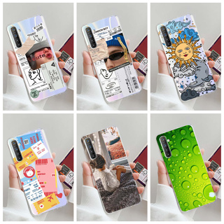 เคสโทรศัพท์มือถือ ซิลิโคนนิ่ม TPU ลายฉลากศิลปะ แฟชั่น สําหรับ Realme XT Realme X2 RealmeXT RealmeX2