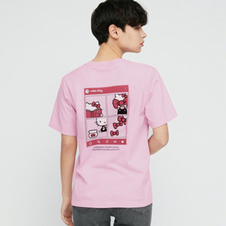 Uniqlo X Sanrio เสื้อยืด พิมพ์ลายอาวุธ (UT) สําหรับทุกเพศ FO39JGH