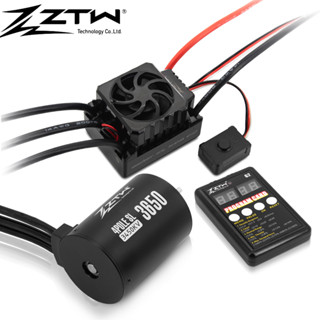 Ztw Beast SL มอเตอร์ควบคุมความเร็ว กันน้ํา 50A 60A G2 2-3S 32-Bit ESC 3650 2950KV 3450KV สําหรับรถบังคับ 1:10 1/10