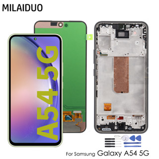 อะไหล่หน้าจอสัมผัส LCD AMOLED แบบเปลี่ยน สําหรับ Samsung Galaxy A54 5G A546B A546E A546U
