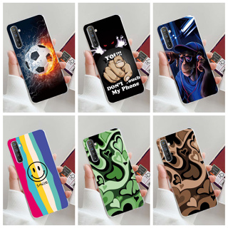 เคสโทรศัพท์มือถือ ซิลิโคนนิ่ม TPU ลายเพ้นท์ฟุตบอลหัวใจน่ารัก สําหรับ Realme XT Realme X2 RealmeXT RealmeX2 RMX1921 RMX1992