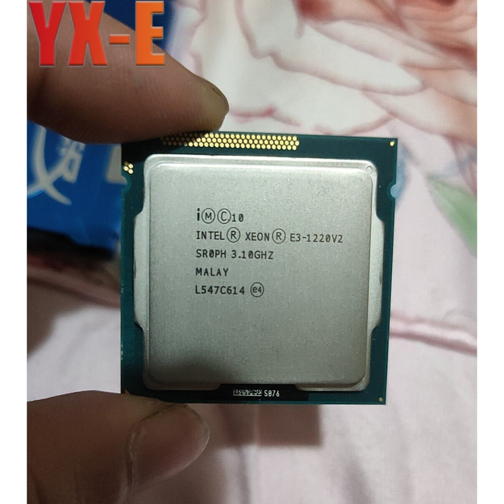 Intel Xeon E3-1220 V2 LGA 1155 CPU 3.10GHz SR0PH E3 1220 V2 Quad Coreโปรเซสเซอร ์ L3 แคช 8MB 69W / พร ้ อมการกระจายความร ้ อนวาง