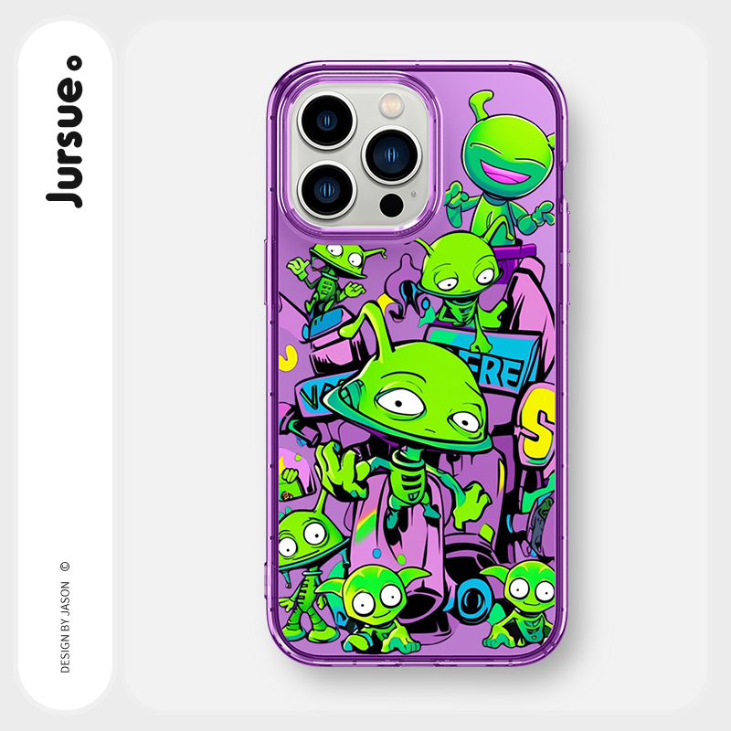 JURSUE เคสไอโฟน เคสซิลิโคนนุ่มกันกระแทกใสลายการ์ตูนน่ารักตลก เคสโทรศัพท์ Compatible for iPhone 16 15 14 13 12 11 Pro Max SE 2020 X XR XS 8 7 Plus xsmax 7plus 8plus พลัส Y3879