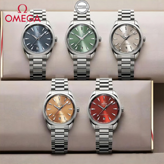 Swiss SEAMASTER series นาฬิกาข้อมืออัตโนมัติ สายสแตนเลส กันน้ํา แฟชั่นสําหรับผู้ชาย