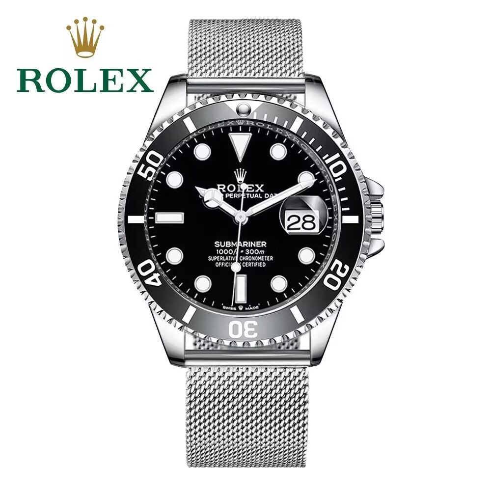 นาฬิกาข้อมือควอตซ์แฟชั่น สายแสตนเลส พร้อมปฏิทิน สไตล์นักธุรกิจ หรูหรา สําหรับผู้ชาย