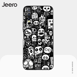 Jeero เคสวีโว่ เคสซิลิโคนนุ่มขอบเหลี่ยมกันกระแทกการ์ตูนตลก เคสโทรศัพท์ VIVO Y3S Y11 Y12 Y12S Y15 Y15S Y15A Y17 Y20 Y20S Y21 Y21T Y33S พลัส HFE2647