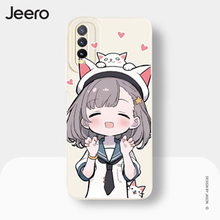 Jeero เคสวีโว่ เคสซิลิโคนนุ่มขอบเหลี่ยมกันกระแทกการ์ตูนน่ารักตลก เคสโทรศัพท์ VIVO Y3S Y11 Y12 Y12S Y15 Y15S Y15A Y17 Y20 Y20S Y21 Y21T Y33S พลัส HFE2676