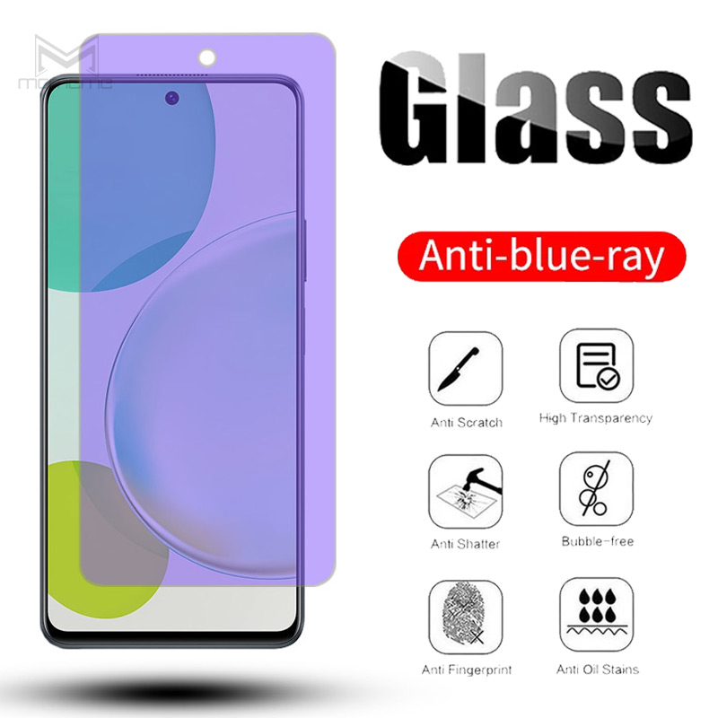 ฟิล์มกระจก ถนอมสายตา แบบเต็มจอ กรองแสง สำหรับ Huawei Nova 12 12i 12s 11 11i 10 9 SE 8i 7 7i 5T 3 3i Y72 Y71 Y70 Y90 Y61
