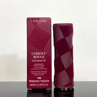 Lancome Checkerboard ลิปสติก เนื้อกํามะหยี่ แอมบิกัส พีช 218 #, 196 #