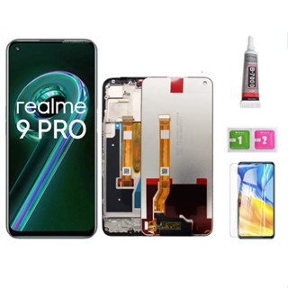 หน้าจอสัมผัส LCD พร้อมกรอบ สําหรับ Realme 9 Pro Q3S Q3T RMX3471 RMX3472