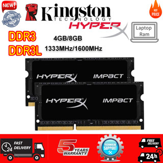 Kingston Hyperx แรมหน่วยความจําแล็ปท็อป DDR3L DDR3 4GB 8GB 1333 1600MHZ SODIMM PC3L-12800S 204PIN