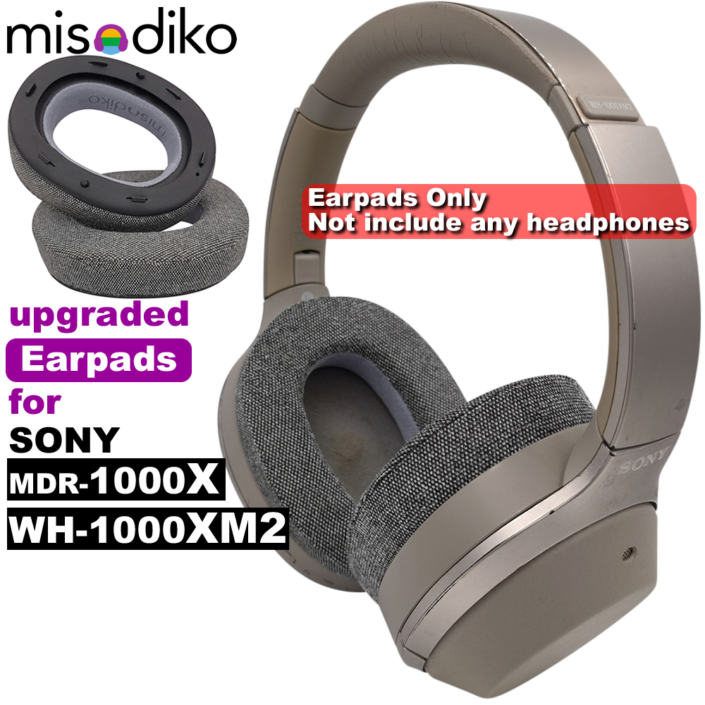 Misodiko แผ่นครอบหูฟัง แบบเปลี่ยน สําหรับหูฟัง Sony MDR-1000X WH-1000XM2