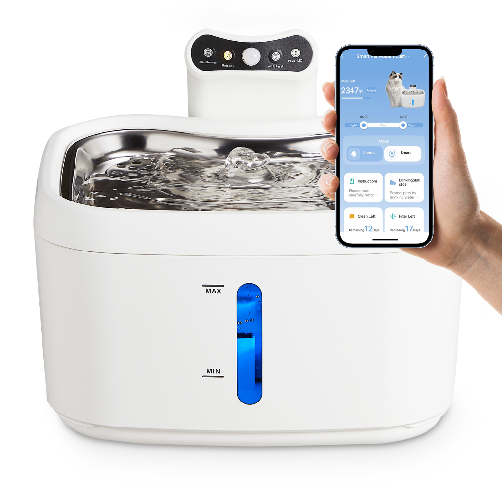 OYES⭐คุณภาพสูง⭐ เครื่องจ่ายน้ําพุอัตโนมัติ ขนาด 2.5 ลิตร สําหรับสัตว์เลี้ยง สุนัข แมว