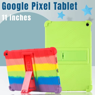 เคสแท็บเล็ต ซิลิโคน กันกระแทก พร้อมที่ตั้งวาง สําหรับ Google Pixel Tablet 11 นิ้ว