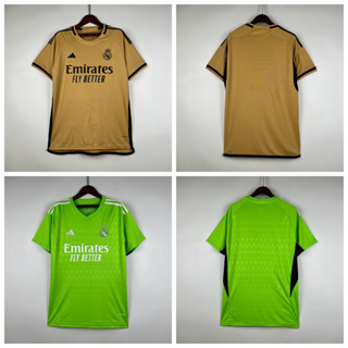 เสื้อกีฬาแขนสั้น ลายทีมฟุตบอล Real Madrid 2023-24 ชุดเหย้า