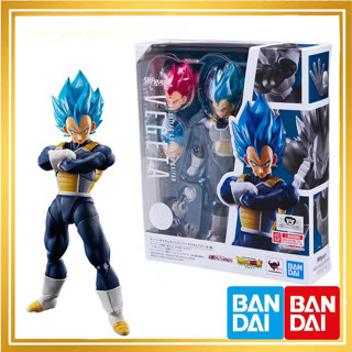 [พร้อมส่ง] โมเดลฟิกเกอร์ Bandai SHF Vegeta Super Saiyan God Super Blue Dragon Ball Super Dragon Ball z