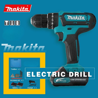 MAKITA สว่านไร้สาย 68V 3ระบบ แบต2ก้อน สว่านไฟฟ้ากระแทก cordless battery electric drill