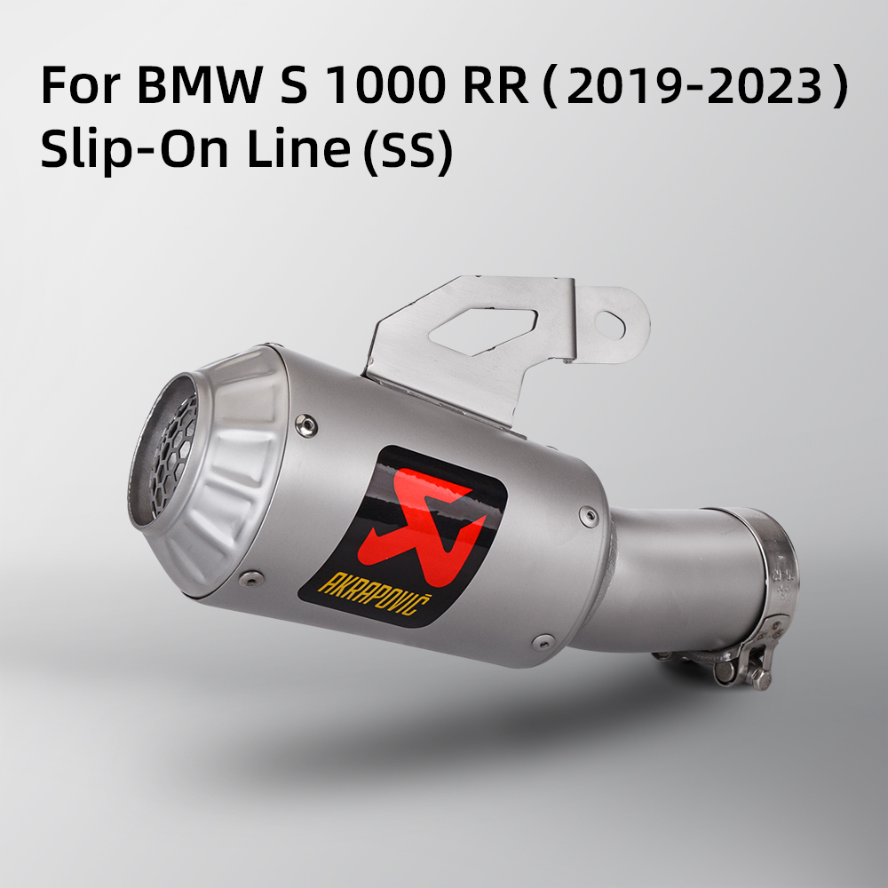 Akrapovic HP ท่อไอเสีย แบบสวม (SS) สําหรับ BMW S1000RR 2019-2023