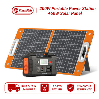 ชุดเครื่องกําเนิดไฟฟ้าพลังงานแสงอาทิตย์ 200W 151Wh | ชุดอุปกรณ์ชาร์จพลังงานแสงอาทิตย์ แบบพกพา สําหรับตั้งแคมป์กลางแจ้ง
