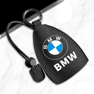 เคสกุญแจรถยนต์ หนังนิ่ม ลายโลโก้ สีดํา สําหรับ BMW E61 E90 E82 E70 E71 E87 E88 E89 X5 X6 1 ชิ้น