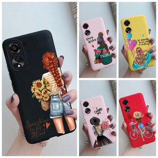 ใหม่ เคสโทรศัพท์มือถือ ซิลิโคนนิ่ม แฟชั่น สําหรับ OPPO A78 4G A78 A 78 4G 2023