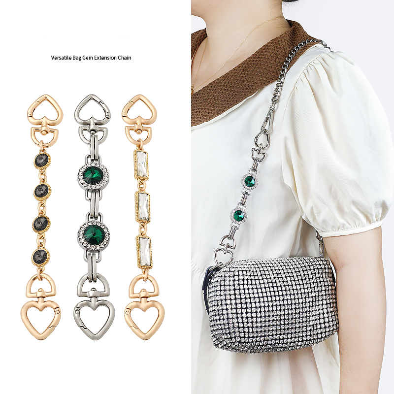 สายโซ่โลหะ ต่อขยาย แบบเปลี่ยน สําหรับกระเป๋าถือ DIY