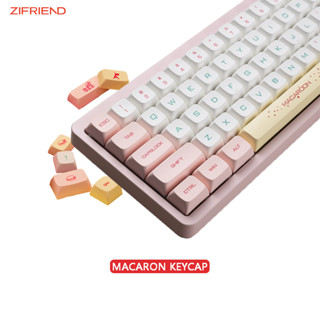 Zifriend Macaron 148 คีย์ XDA ความสูง PBT คีย์บอร์ดเชิงกล DIY ปุ่มกดที่กําหนดเอง