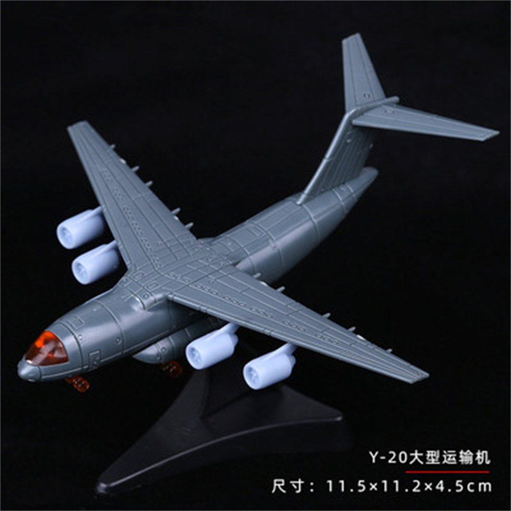 1:423 Scale จีน Y-20 ทหารขนส่งเครื่องบินประกอบรุ่นปริศนาอาคารรูปมินิของเล่นสําหรับแฟนของขวัญเด็ก