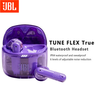 Jbl Tune Flex Ghost Edition TWS หูฟังบลูทูธไร้สาย ตัดเสียงรบกวน สําหรับเล่นกีฬา