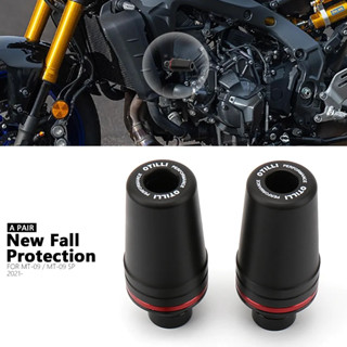 ใหม่ กรอบกันล้ม อุปกรณ์เสริมรถจักรยานยนต์ สีดํา สําหรับ YAMAHA MT09 MT09 MT 09 MT-09 SP 2021 2022 2023