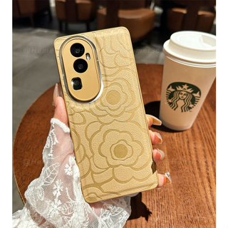 เคสโทรศัพท์มือถือหนังแข็ง ลายดอกคามิเลีย สําหรับ OPPO Reno 10 Pro Plus Pro+ 5G