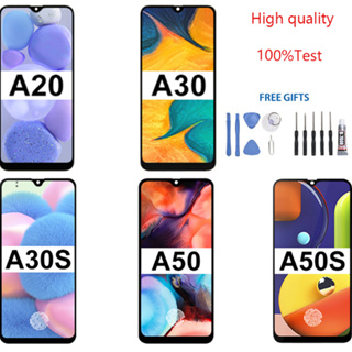 อะไหล่หน้าจอสัมผัส LCD แบบเปลี่ยน สําหรับ Samsung Galaxy A20 A30 A50 A50S A30S