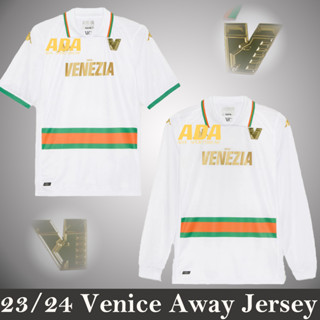 เสื้อกีฬาแขนสั้น ลายทีมชาติฟุตบอล Venice 23-24 ชุดเยือน สําหรับผู้ชาย