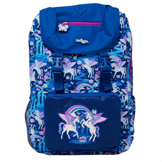 Smiggle กระเป๋าเป้สะพายหลัง กระเป๋านักเรียน ลายยูนิคอร์น สําหรับเด็กประถม