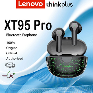 Lenovo XT95 Pro หูฟังบลูทูธไร้สาย 9D HIFI เสียงสปอร์ต กันน้ํา TWS พร้อมไมโครโฟน สําหรับ iPhone Xiaomi