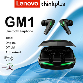 Lenovo GM1 อัพเกรดหูฟังบลูทูธไร้สาย พร้อมไมโครโฟน ความล่าช้าต่ํา TWS หูฟังเกมมิ่ง HD การโทรมือ