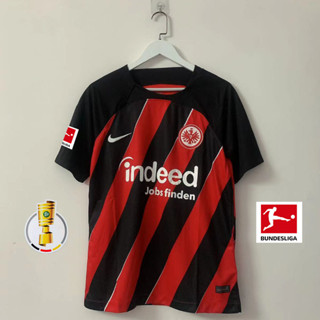 เสื้อกีฬาแขนสั้น ลายทีมชาติฟุตบอล Frankfurt 23/24 ชุดเหย้า ไซซ์ S-4XL