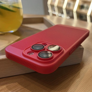 【Cellular cooling/ultra-thin/ PC hard case/Red】เคส compatible for iPhone 7 8 plus 11 12 13 14 15 pro max case