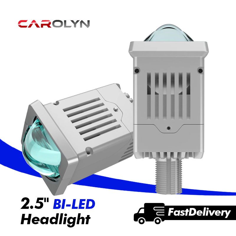 Carolyn Bi เลนส์เมทริกซ์ LED 2 นิ้ว H/L อุปกรณ์เสริม สําหรับไฟหน้ารถจักรยานยนต์ Hyperboloid Retrofit