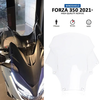 ใหม่ ฝาครอบกระจกหน้ารถจักรยานยนต์ ปรับได้ สําหรับ Honda FORZA350 FORZA350 Forza FORZA350 Nss350