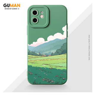 GUMAN เคสไอโฟน เคสซิลิโคนนุ่มกันกระแทกการ์ตูนน่ารักตลก เคสโทรศัพท์ Compatible for iPhone 15 14 13 12 11 Pro Max SE 2020 X XR XS 8 7 6 6S Plus พลัส XYM2378