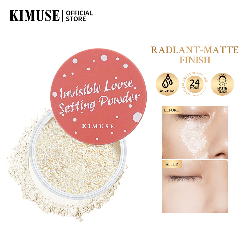 Kimuse แป้งฝุ่น แบบกันน้ำ 4 สี