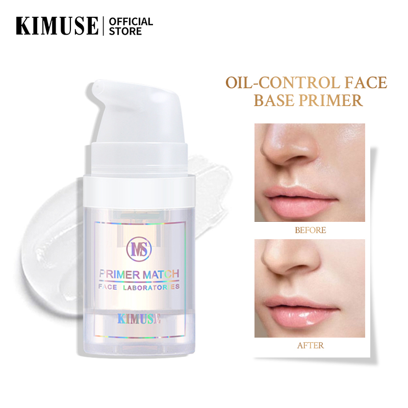 Kimuse เบสรองพื้น แบบติดทนนาน รองพื้น สำหรับพกพาเดินทาง (6 มล.)