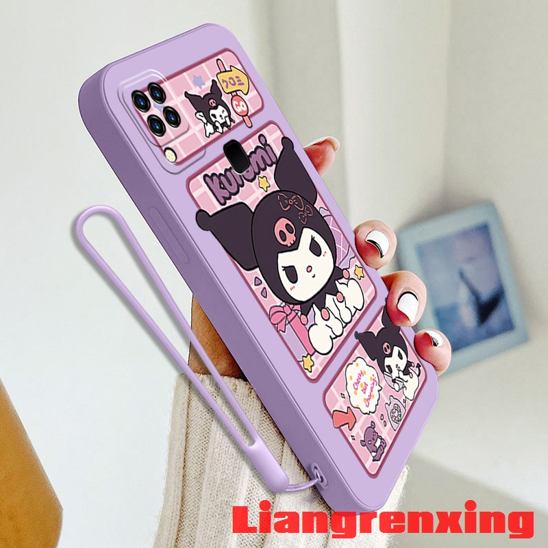 เคสโทรศัพท์มือถือ ซิลิโคนนิ่ม กันกระแทก ลายการ์ตูน kuromi YTKLM01 สําหรับ infinix hot 10s infinix hot 10
