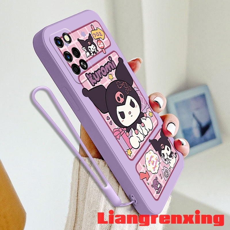 เคสโทรศัพท์มือถือ ซิลิโคนนิ่ม กันกระแทก ลายการ์ตูน kuromi YTKLM01 สําหรับ infinix note 10 pro infinix note 10