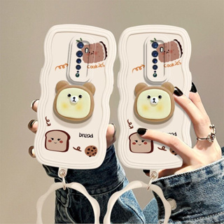 เคสซิลิโคน ลายหมี กันตก สําหรับ OPPO Reno2F Reno2Z OPPO Reno Reno2 Reno8Z A9 2020 A5 2020