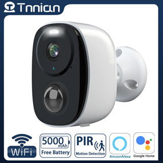 Tnnain กล้องวงจรปิดไร้สาย 5MP แบตเตอรี่ในตัว IP WiFi ตรวจจับการเคลื่อนไหว PIR 3MP กันน้ํา สําหรับบ้าน กลางแจ้ง Okam