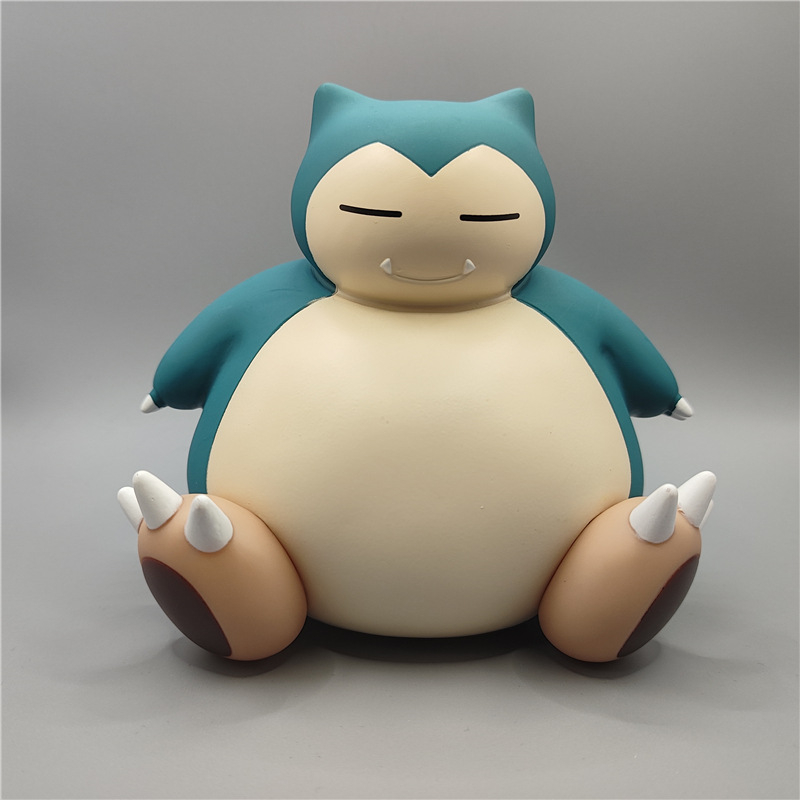 14-16ซม.อะนิเมะรูปSnorlax Piggy Bankกล่องเหรียญบันทึกเงินPVC Action Figuresตุ๊กตาคอลเลกชันของเล่นเด็กของขวัญวันเกิด