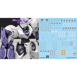 GHOST HG 1/144 The Witch Form Mercury Michaelis Model Decal