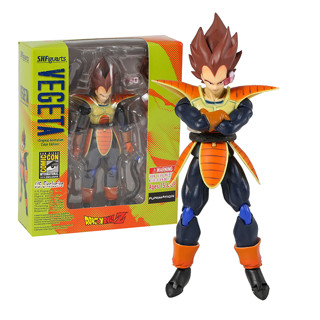 กล่องของเล่นฟิกเกอร์ PVC อนิเมะ Dragon Ball Z SHF Vegeta Battle Dress